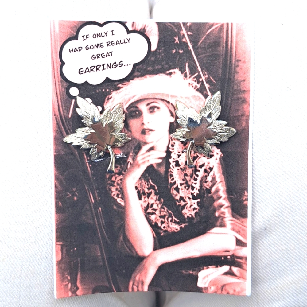 MONET clip on earrings
